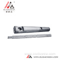bimetallic/nitride/chrome-plated parallel twin screw and barrel for extrusion machine